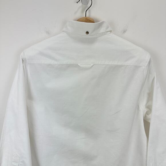 Madewell Oversized Button Up Shirt Oxford White Classic Minimalist Womens XS NWT - Picture 8 of 10